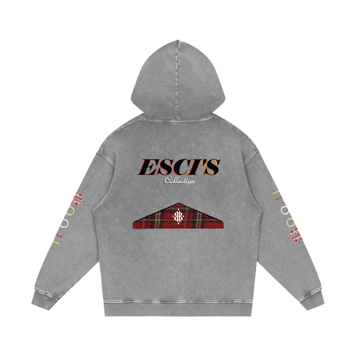 BOOJI ITALY ESCI'S COLLECTION  SNOW WASHED HOODIE