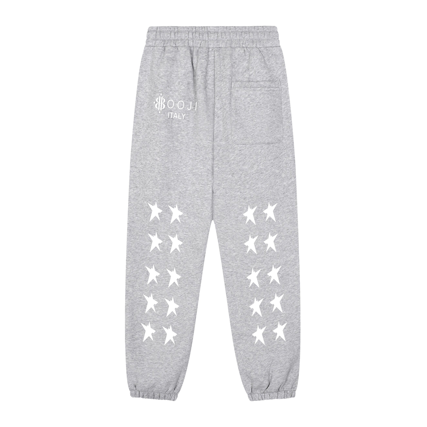 BOOJI ITALY WINGED 4EVER $ LOGO MEN'S FLEECE SWEATPANTS