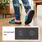BOOJI ITALY SK8R'S COLLECTION MEN'S BLACK SOLE SLIDES