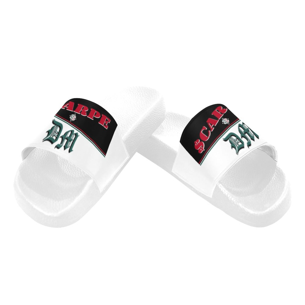 BOOJI ITALY SCARPE DM LOGO WOMEN'S WHITE SOLE SLIDES