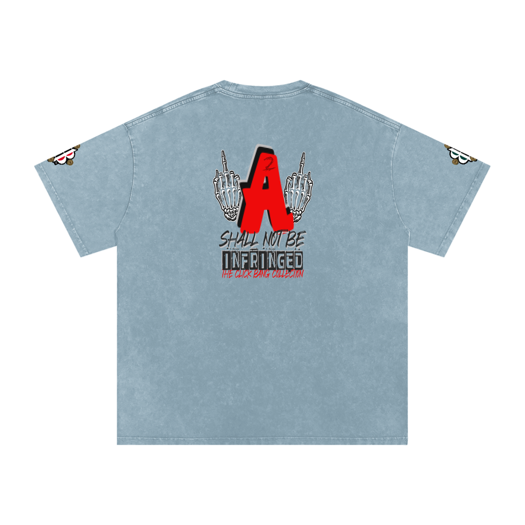 BOOJI ITALY CLICK BANG COLLECTION MENS SNOW WASHED T-SHIRT