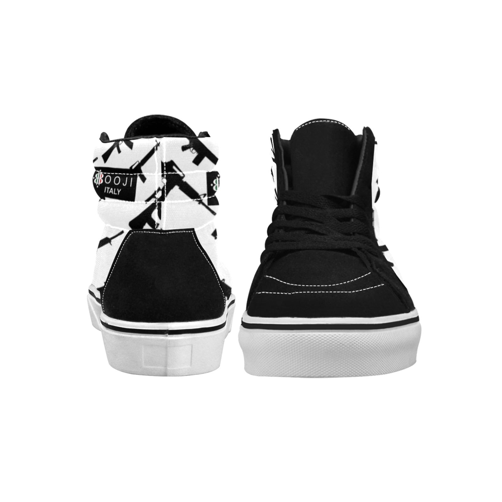 BOOJI CLICK BANG COLLECTION Men's High Top Canvas Shoes (Model E001-1)