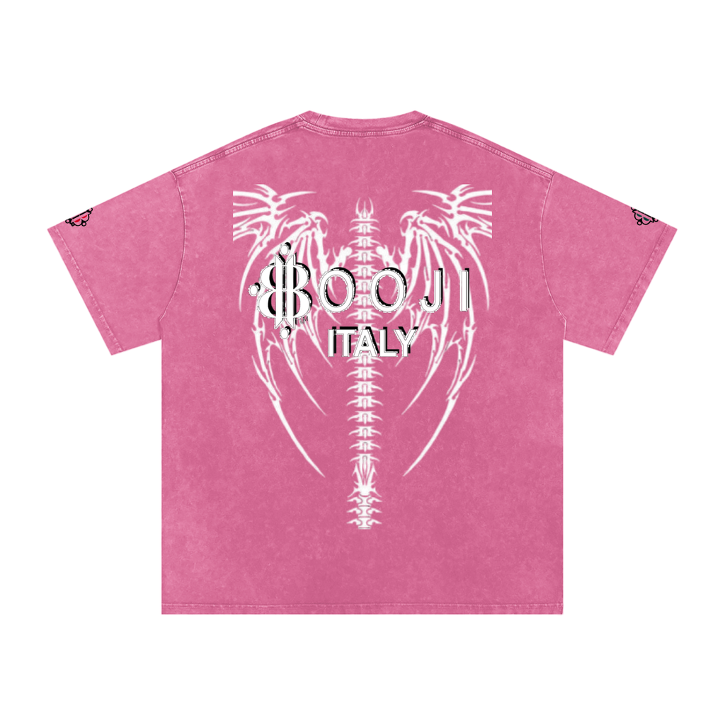 BOOJI ITALY "DXXD IN LOVE" LINE SNOW WASHED T-SHIRT