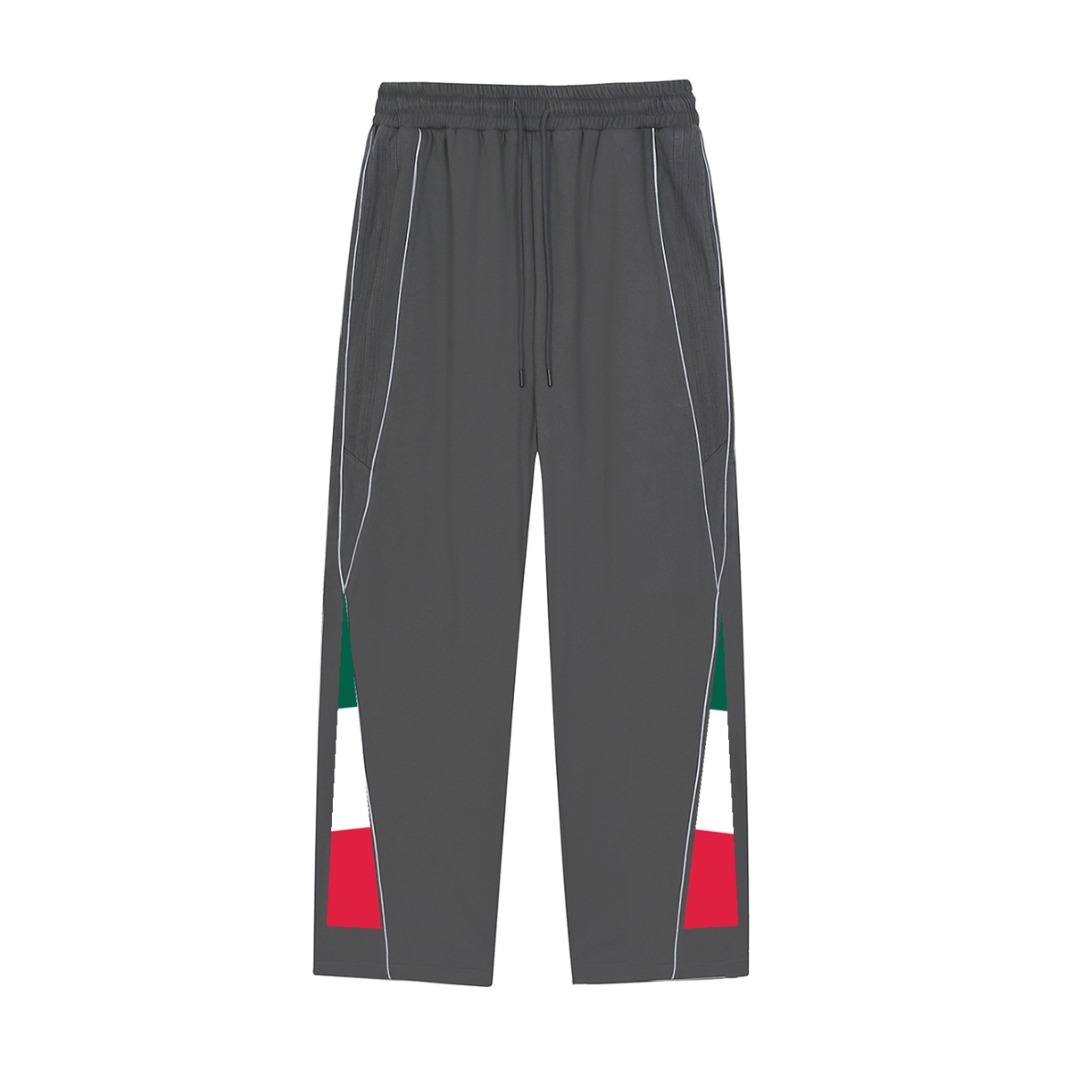 BOOJI ITALY 4 EVER $ LOGO MEN'S REFLECTION STRIPED SWEATPANTS