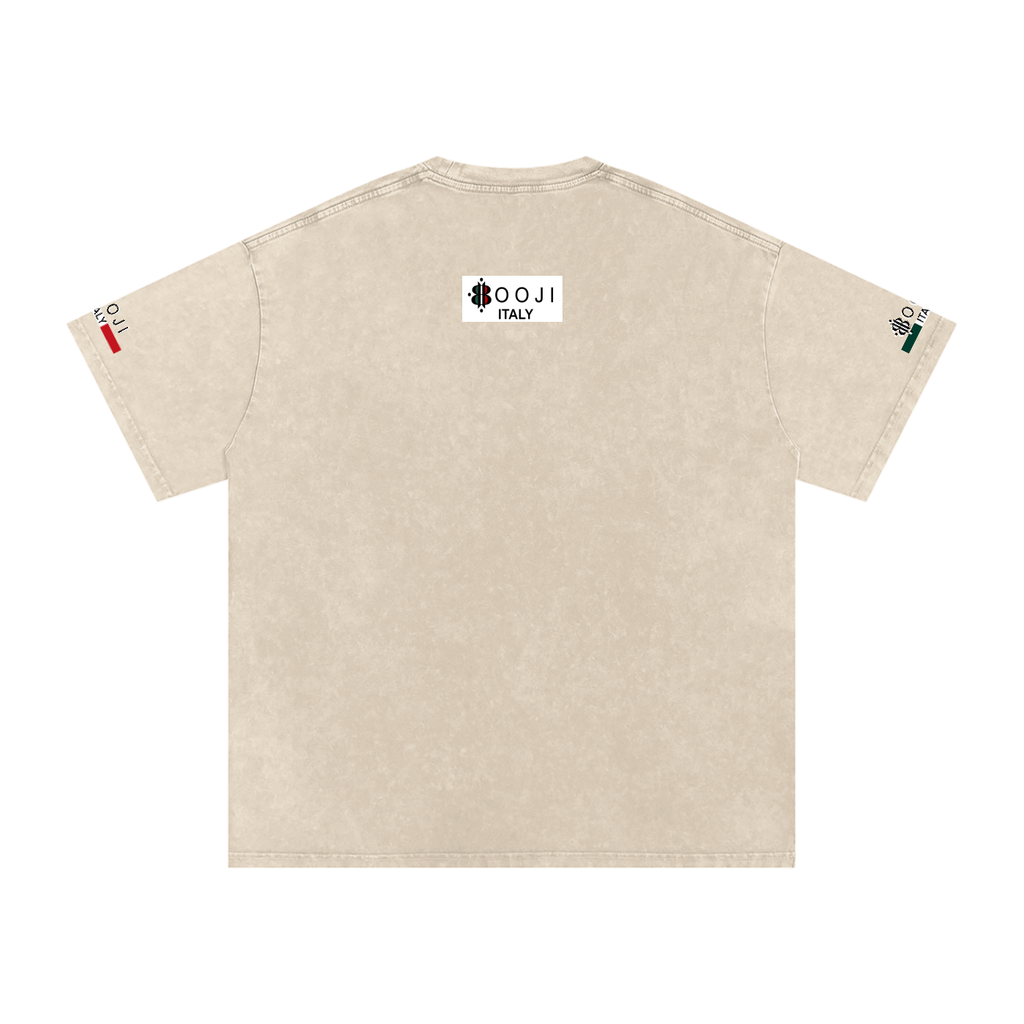 BOOJI ITALY SCARPE DM COLLECTION SNOW WASHED COTTON T-SHIRT