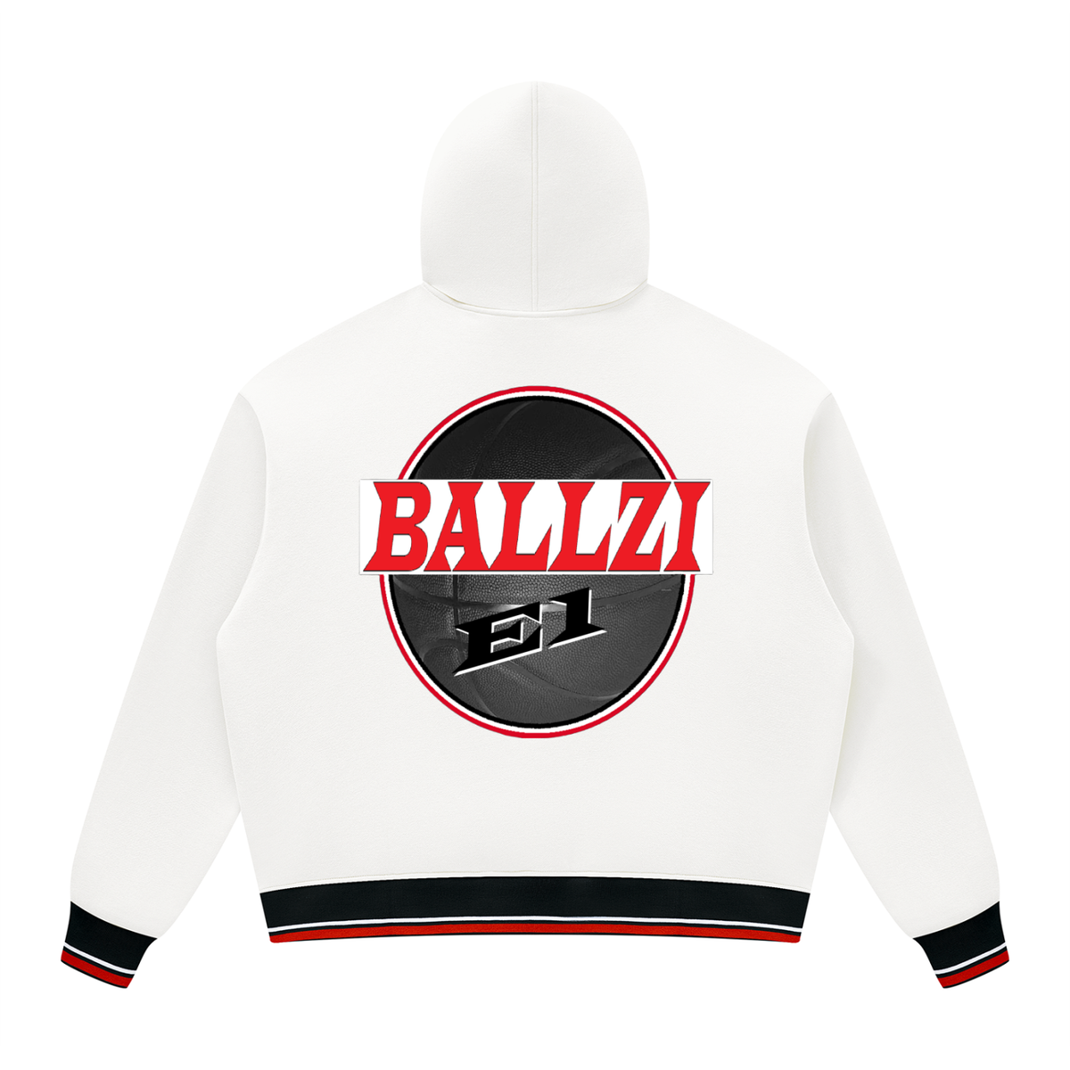 BOOJI ITALY BALLZI E1 COLLECTION COLOR BLOCK FLEECE HOODIE
