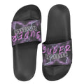 BOOJI ITALY SUPER POSITION COLLECTION LIGHTNING WOMEN'S BLACK SOLE SLIDES
