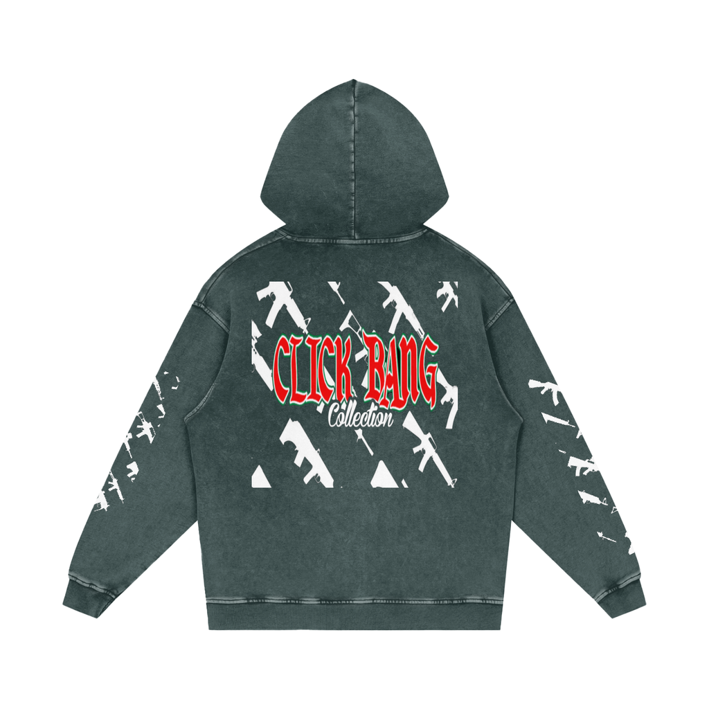 BOOJI ITALY CLICK BANG COLLECTION SNOW WASHED HOODIE