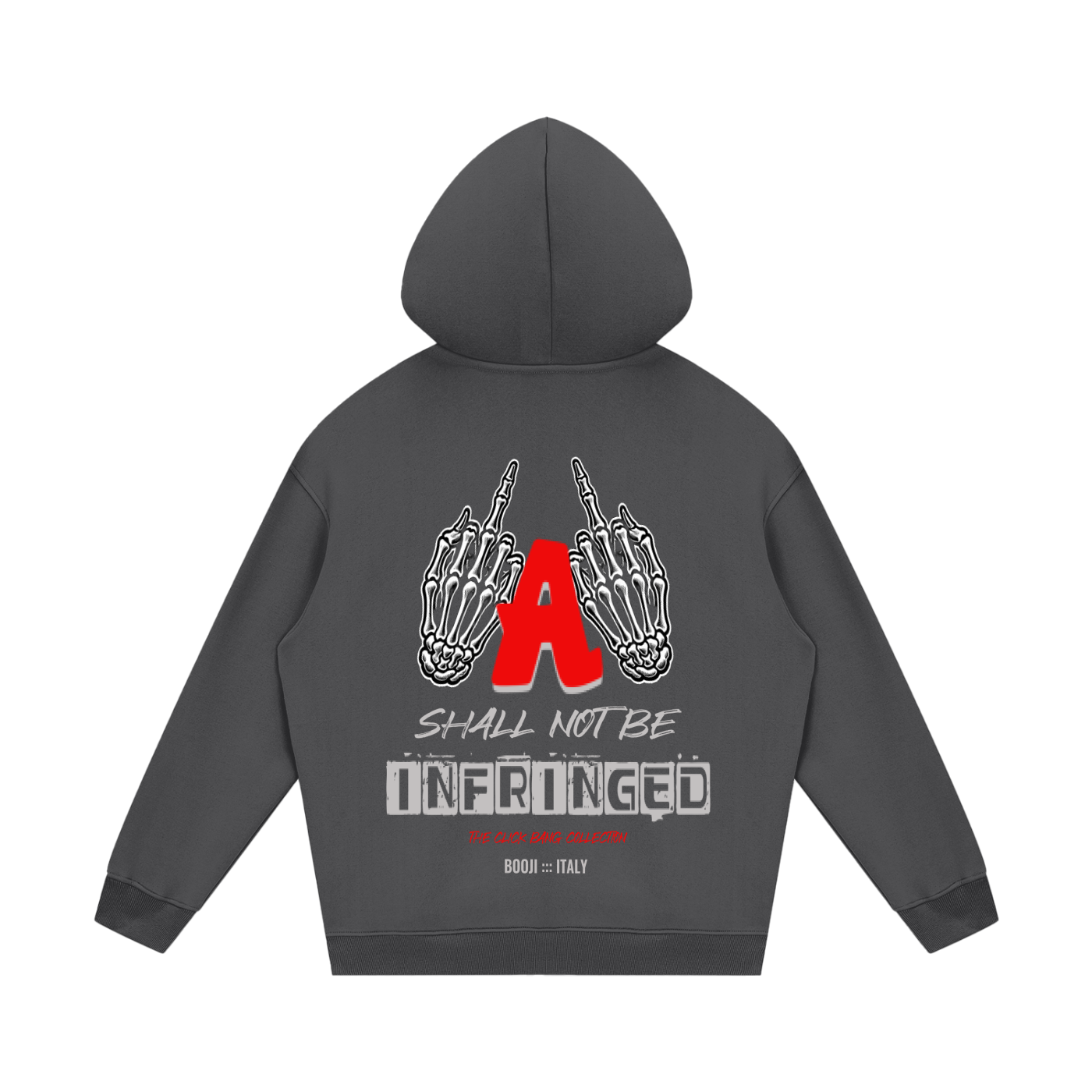 BOOJI ITALY "CLICK BANG COLLECTION" FLEECE HOODIE