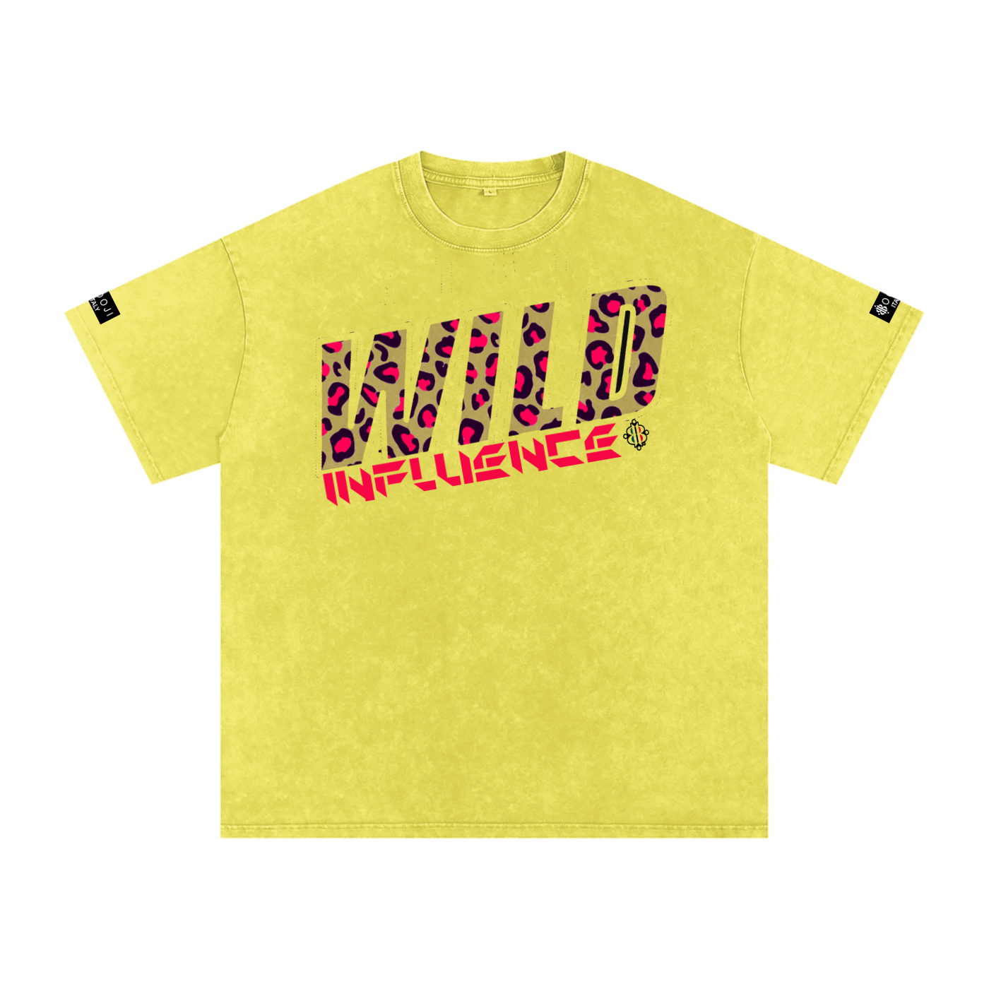 BOOJI ITALY "WILD INFLUENCE" SNOW WASHED T-SHIRT