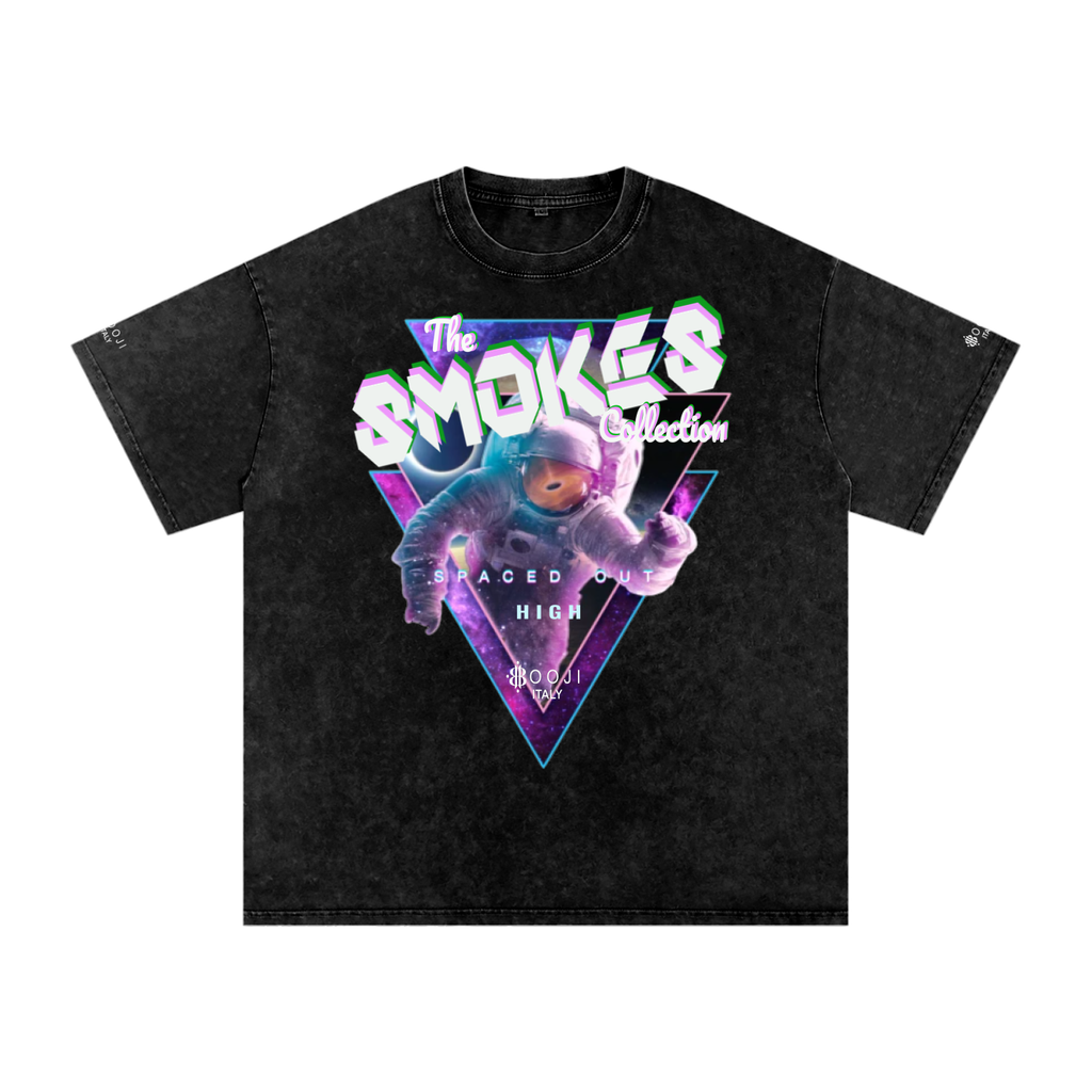 BOOJI ITALY "SMOKES COLLECTION" SNOW WASHED T-SHIRT