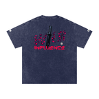 BOOJI ITALY WILD INFLUENCE KNIFED SNOW WASHED T-SHIRT