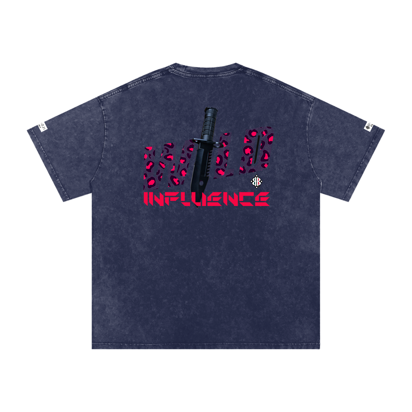 BOOI ITALY WILD INFLUENCE KNIFED SNOW WASHED T-SHIRT