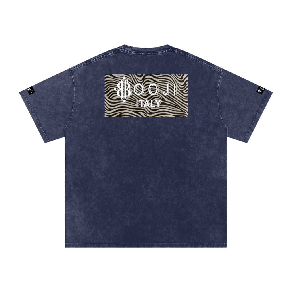 BOOJI ITALY WILD INFLUENCE Z-BACK SNOW WASHED T-SHIRT