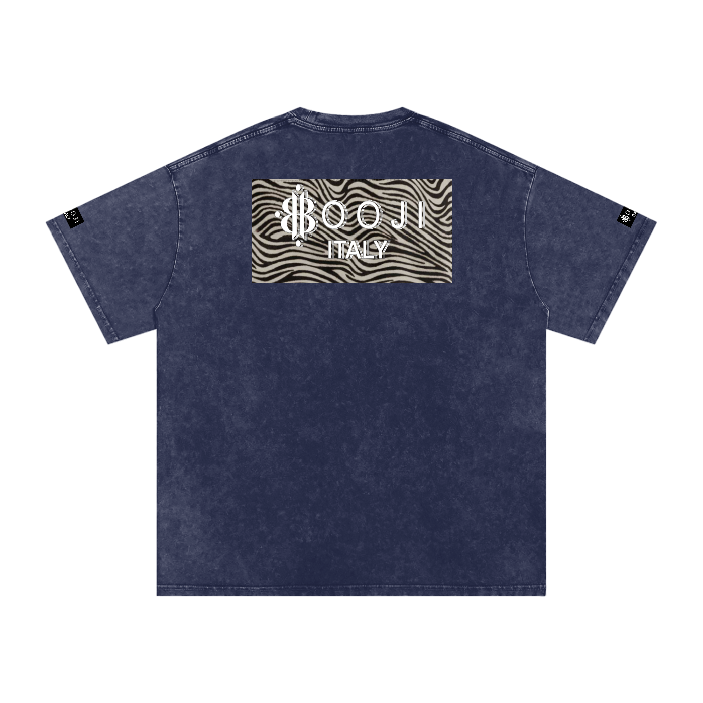 BOOJI ITALY WILD INFLUENCE Z-BACK SNOW WASHED T-SHIRT
