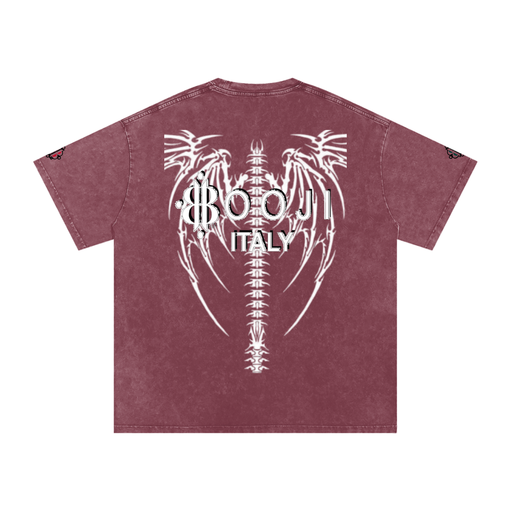 BOOJI ITALY "DXXD IN LOVE" LINE SNOW WASHED T-SHIRT