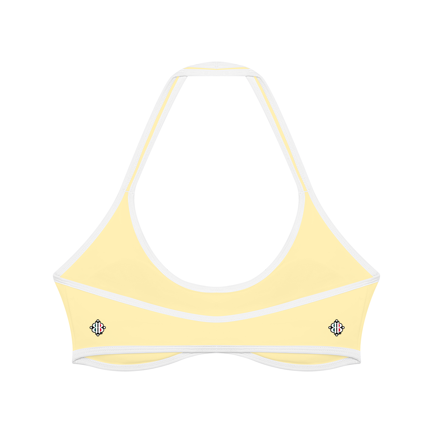 BOOJI ITALY 4 EVER $ LOGO WOMEN'S HALTER YOGA SPORTS BRA