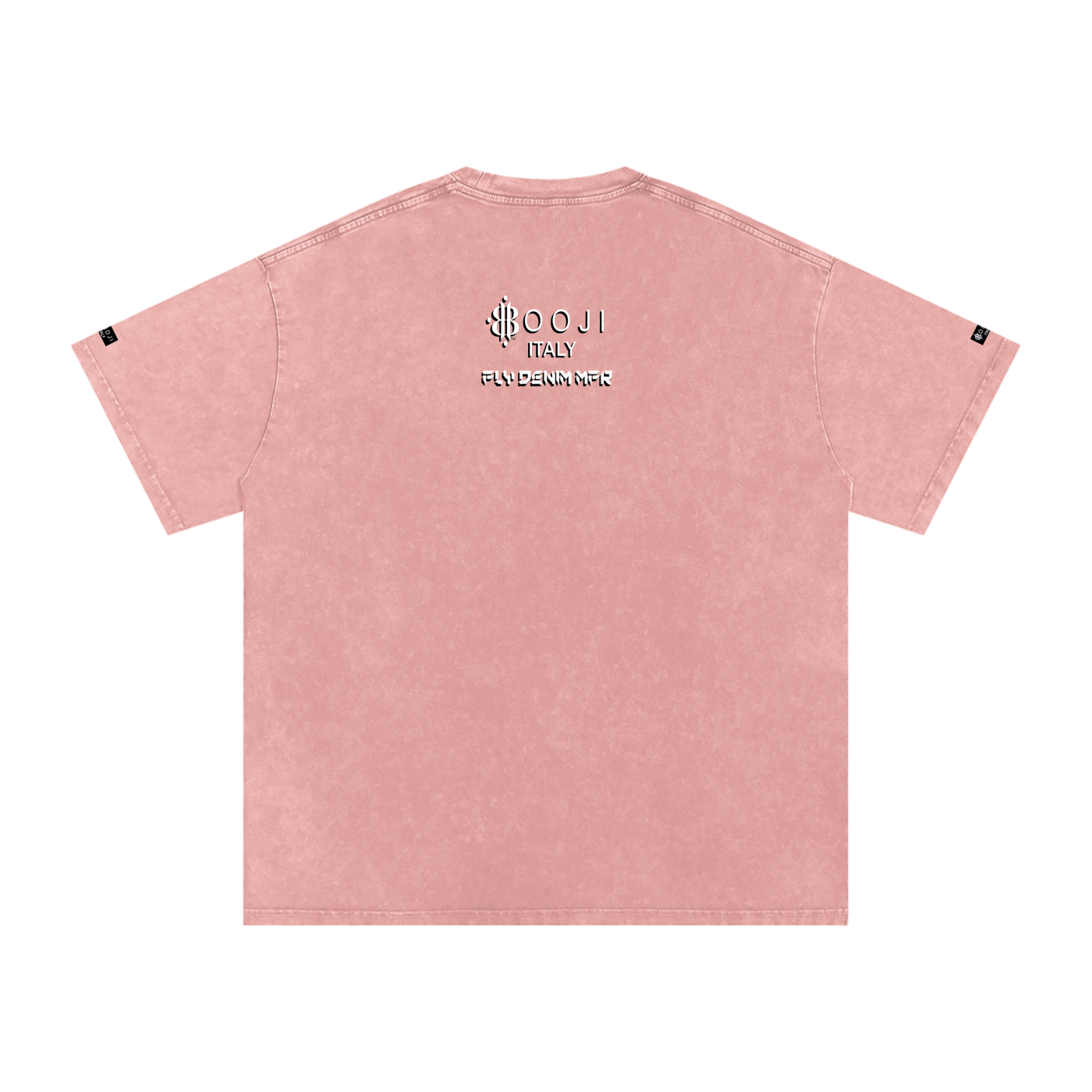 BOOJI ITALY "FLY DENIM MFR." SNOW WASHED T-SHIRT