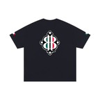 BOOJI ITALY 4 EVER $ LOGO IN ITALIAN FLAG COLORS COTTON T-SHIRT