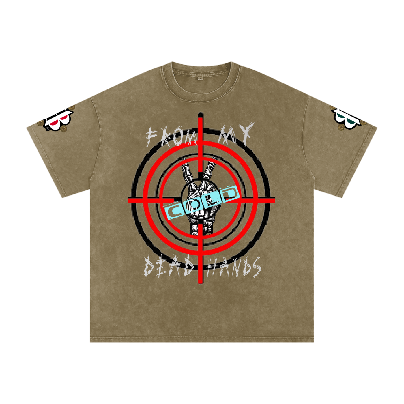 BOOJI ITALY "CLICK BANG COLLECTION" SNOW WASHED T-SHIRT