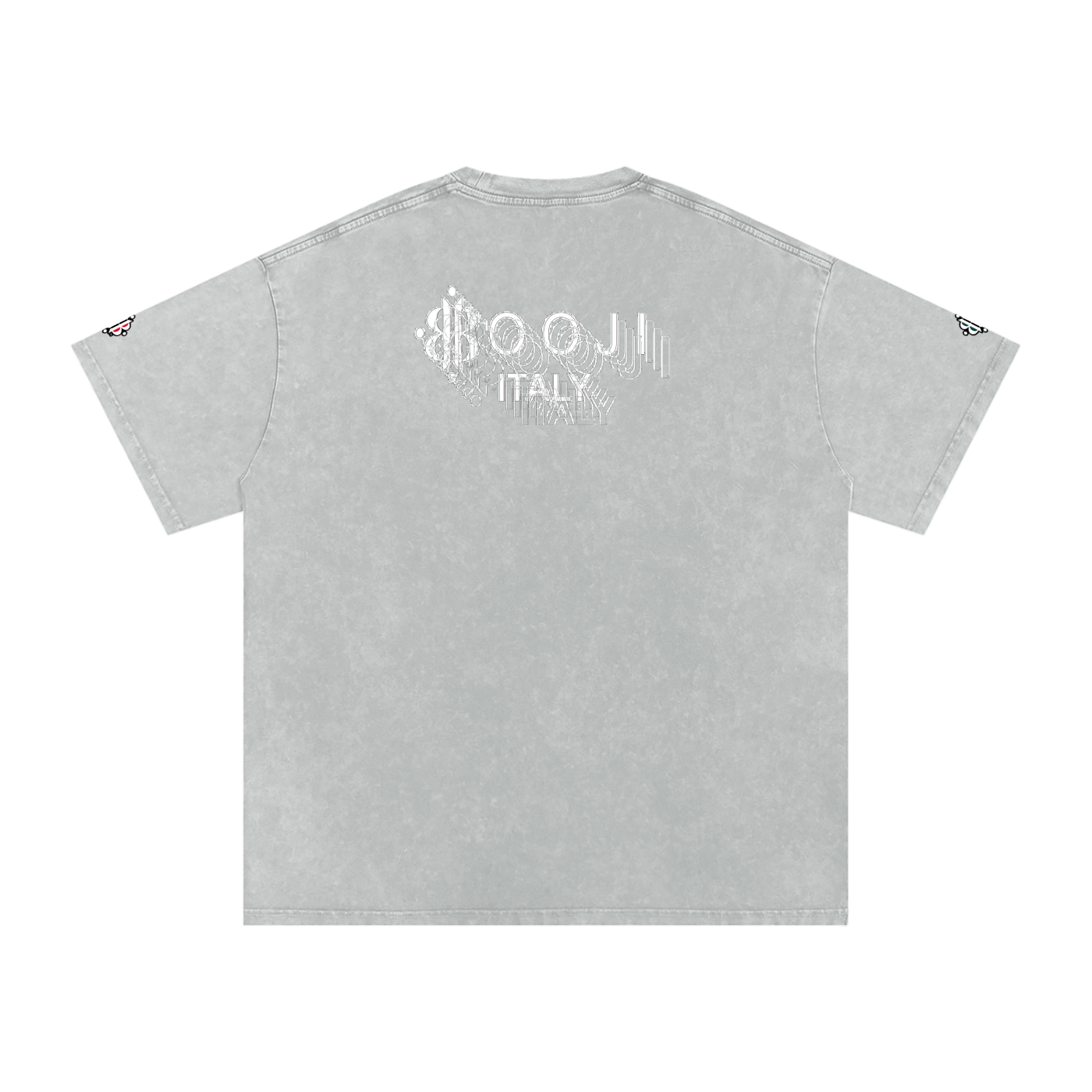 BOOJI ITALY "BE A WAVE, BEHAVE." SNOW WASHED T-SHIRT