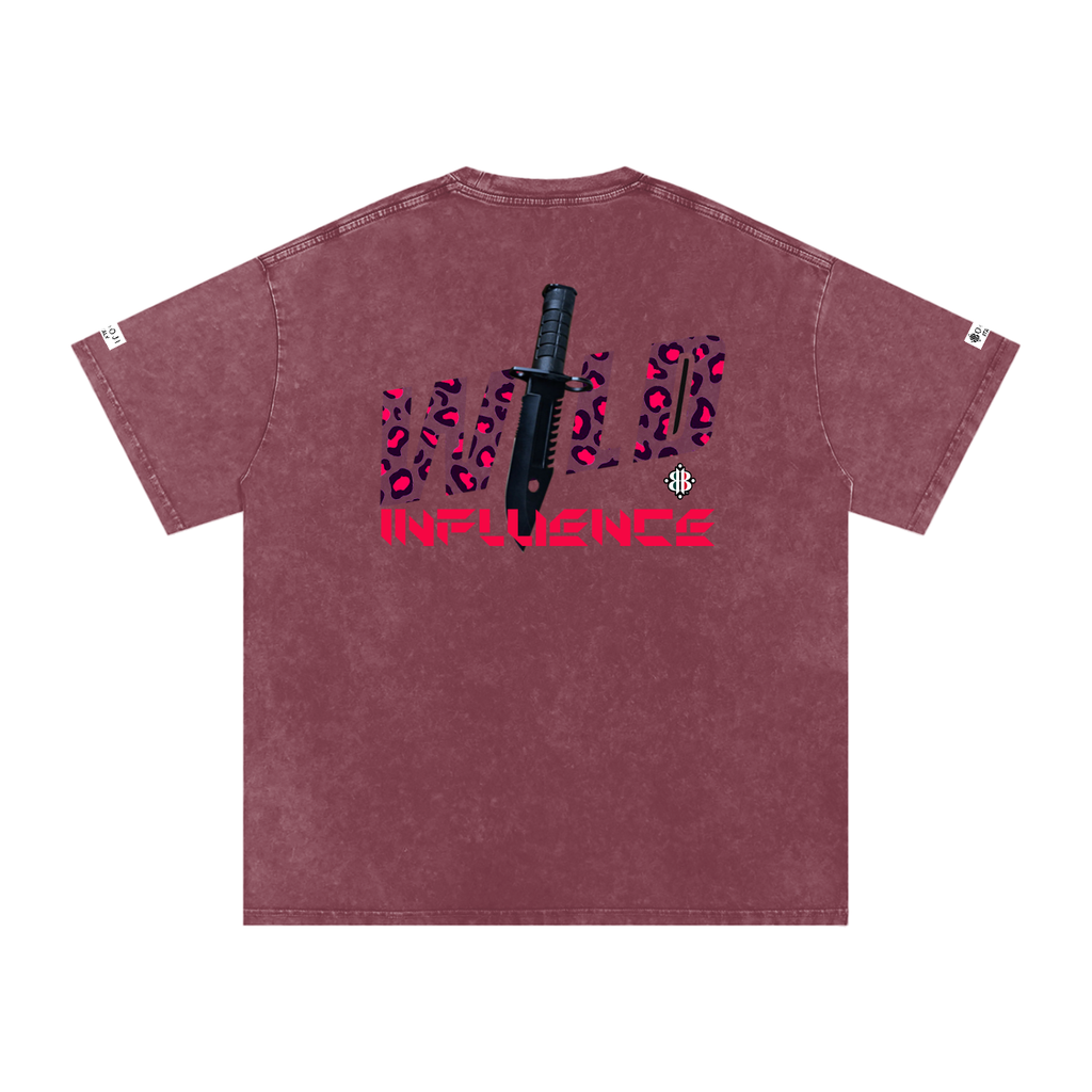 BOOI ITALY WILD INFLUENCE KNIFED SNOW WASHED T-SHIRT