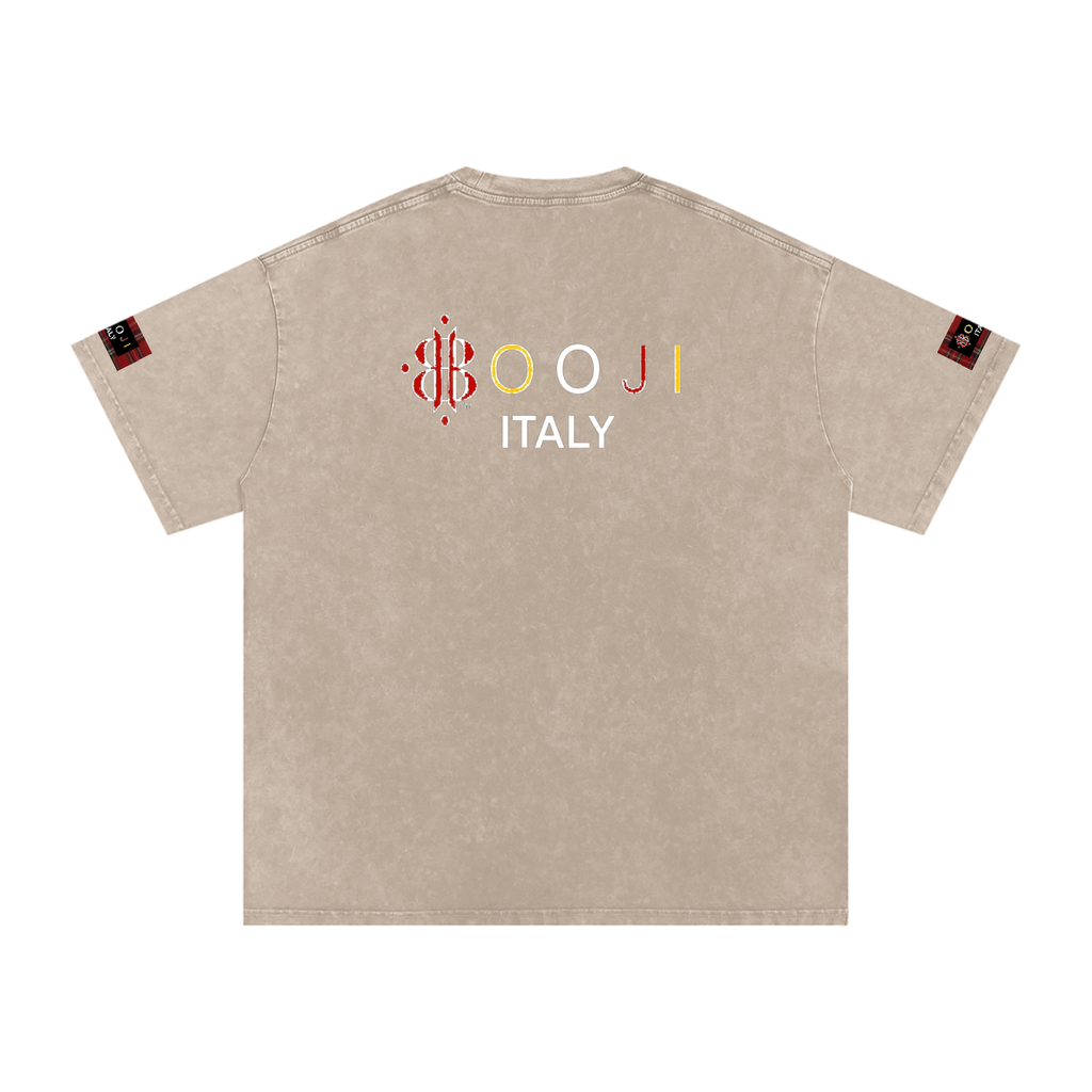 BOOJI ITALY ESCI'S COLLECTION SNOW WASHED T-SHIRT