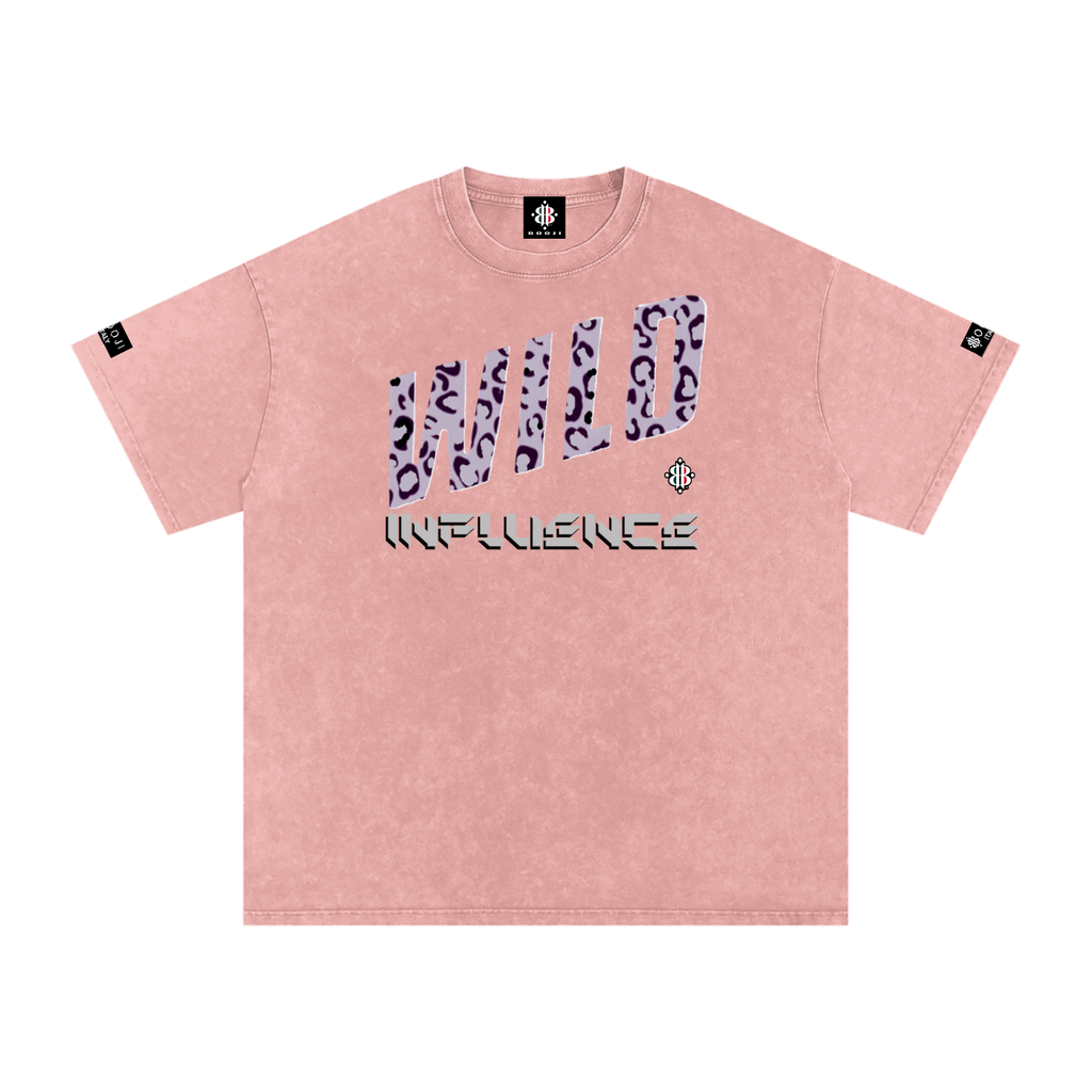 BOOJI ITALY WILD INFLUENCE COLLECTION SNOW WASHED T-SHIRT