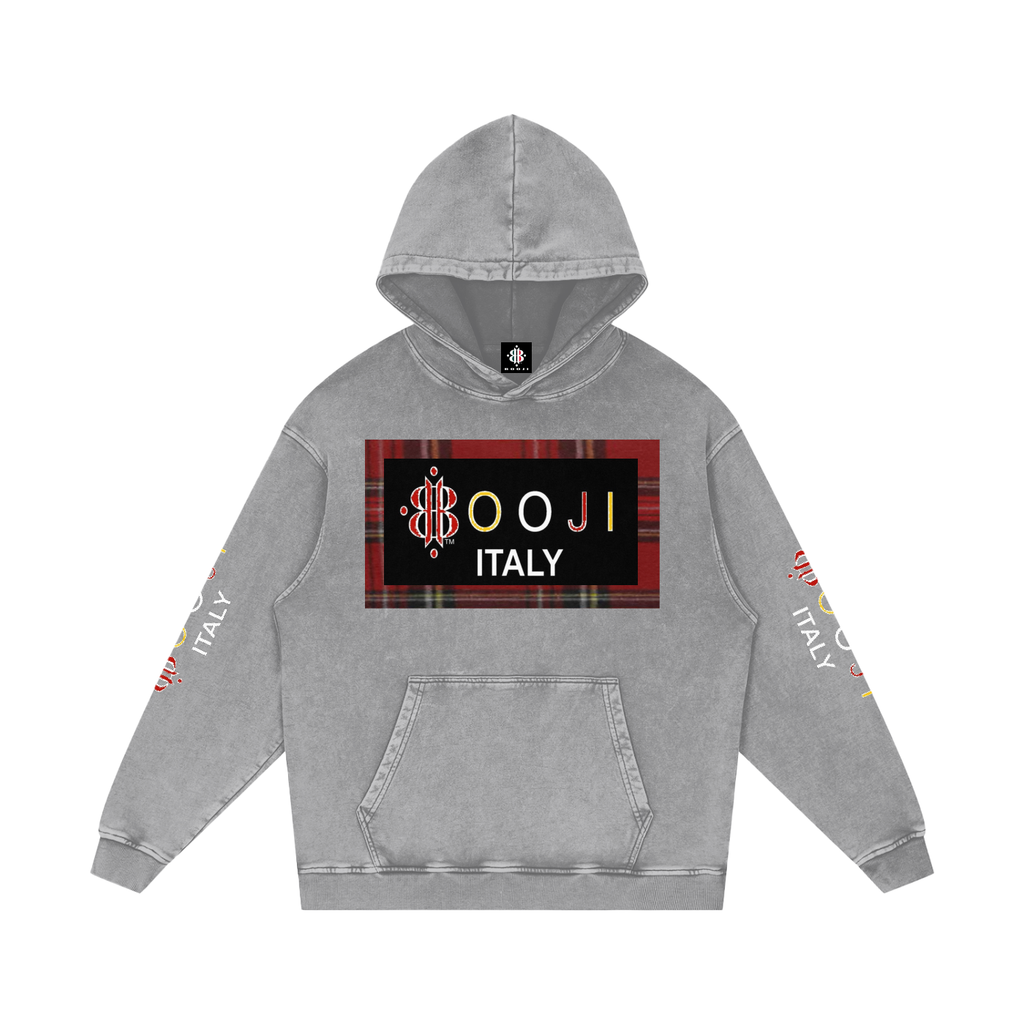 BOOJI ITALY ESCI'S COLLECTION  SNOW WASHED HOODIE
