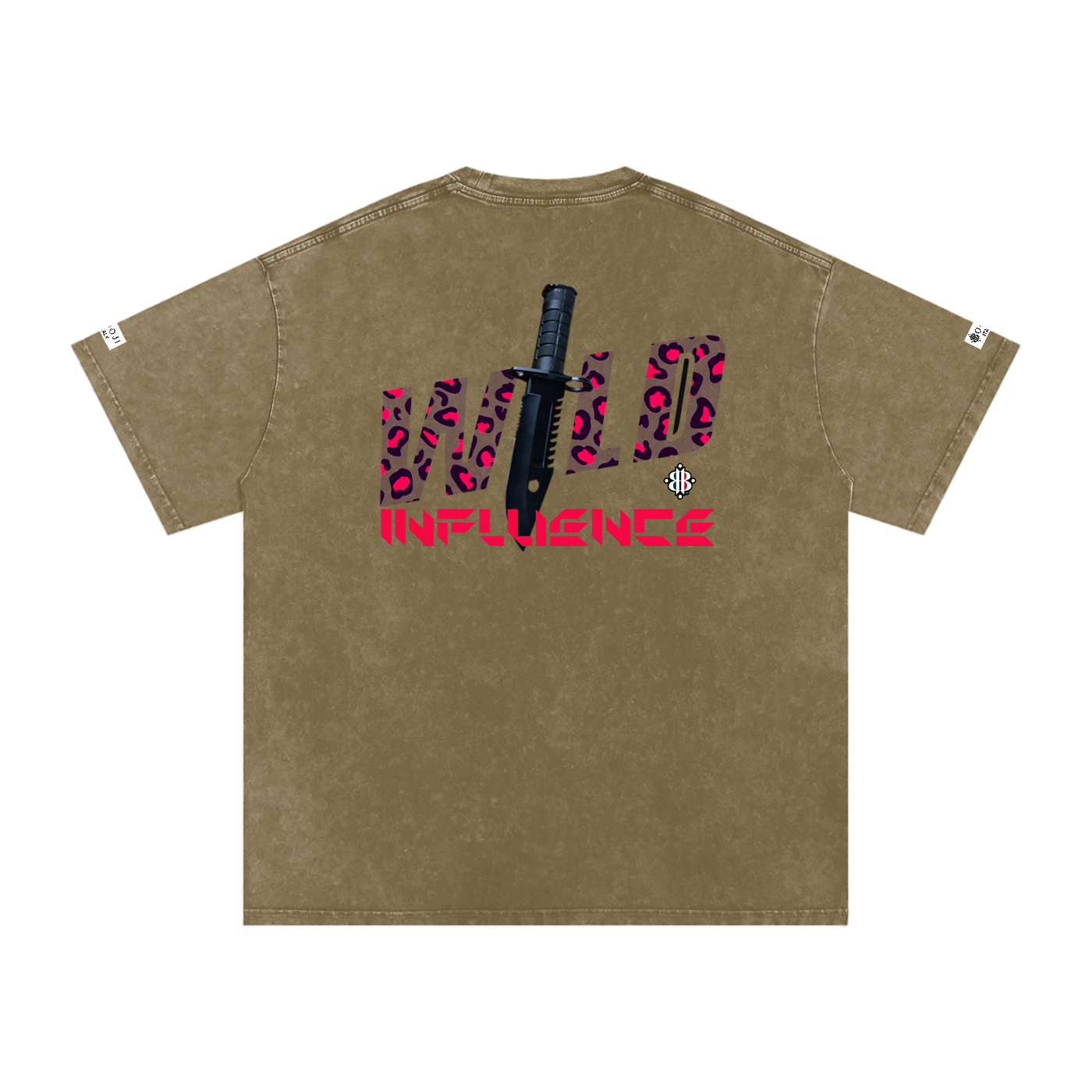 BOOI ITALY WILD INFLUENCE KNIFED SNOW WASHED T-SHIRT