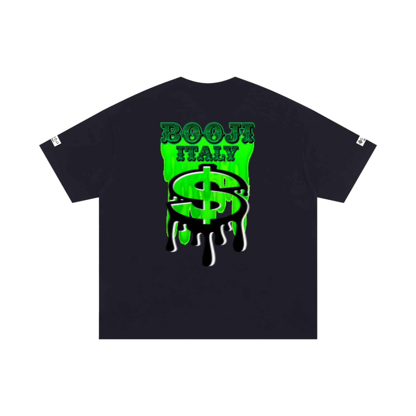 BOOJI ITALY DARK MONEY MINDED COTTON T-SHIRT