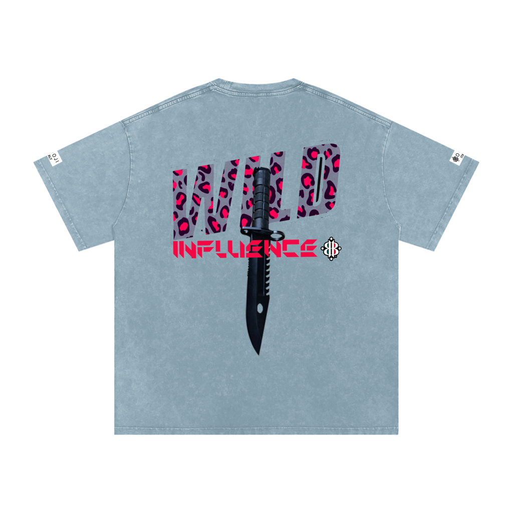 BOOJI ITALY WILD INFLUENCE KNIFE SNOW WASHED T-SHIRT