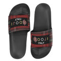 BOOJI ITALY ESCI'S COLLECTION WOMEN'S BLACK SOLE SLIDES