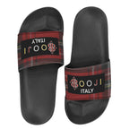 BOOJI ITALY ESCI'S COLLECTION WOMEN'S BLACK SOLE SLIDES