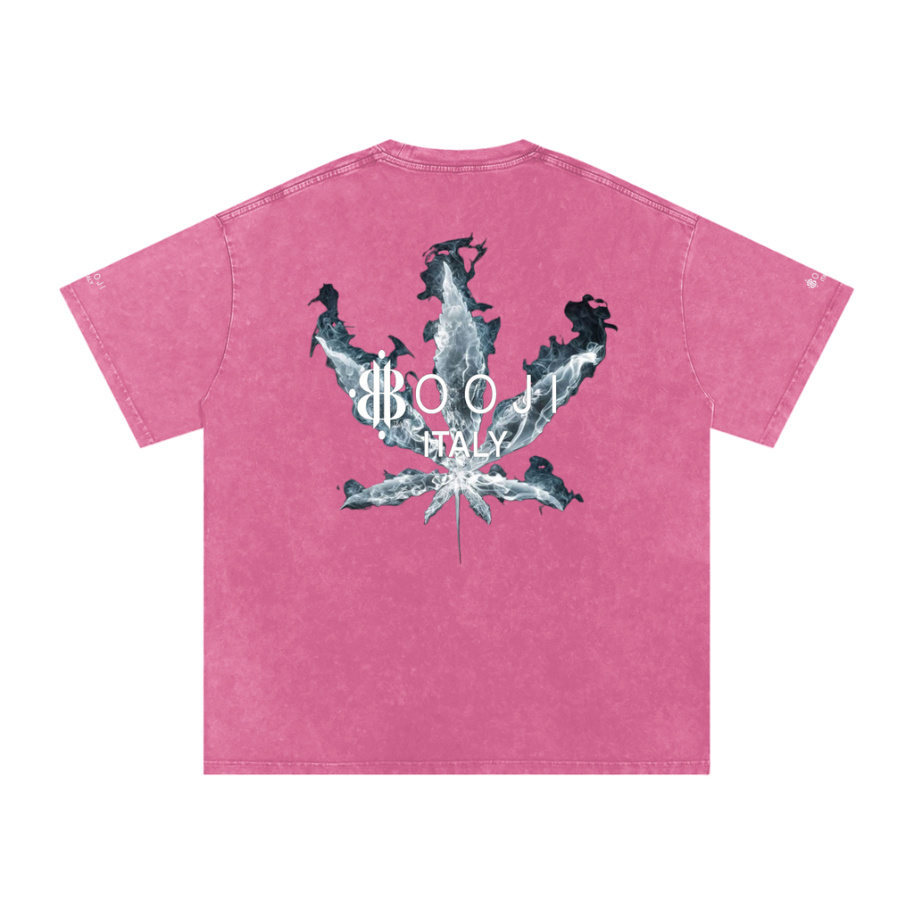 BOOJI ITALY "SMOKES COLLECTION" SNOW WASHED T-SHIRT