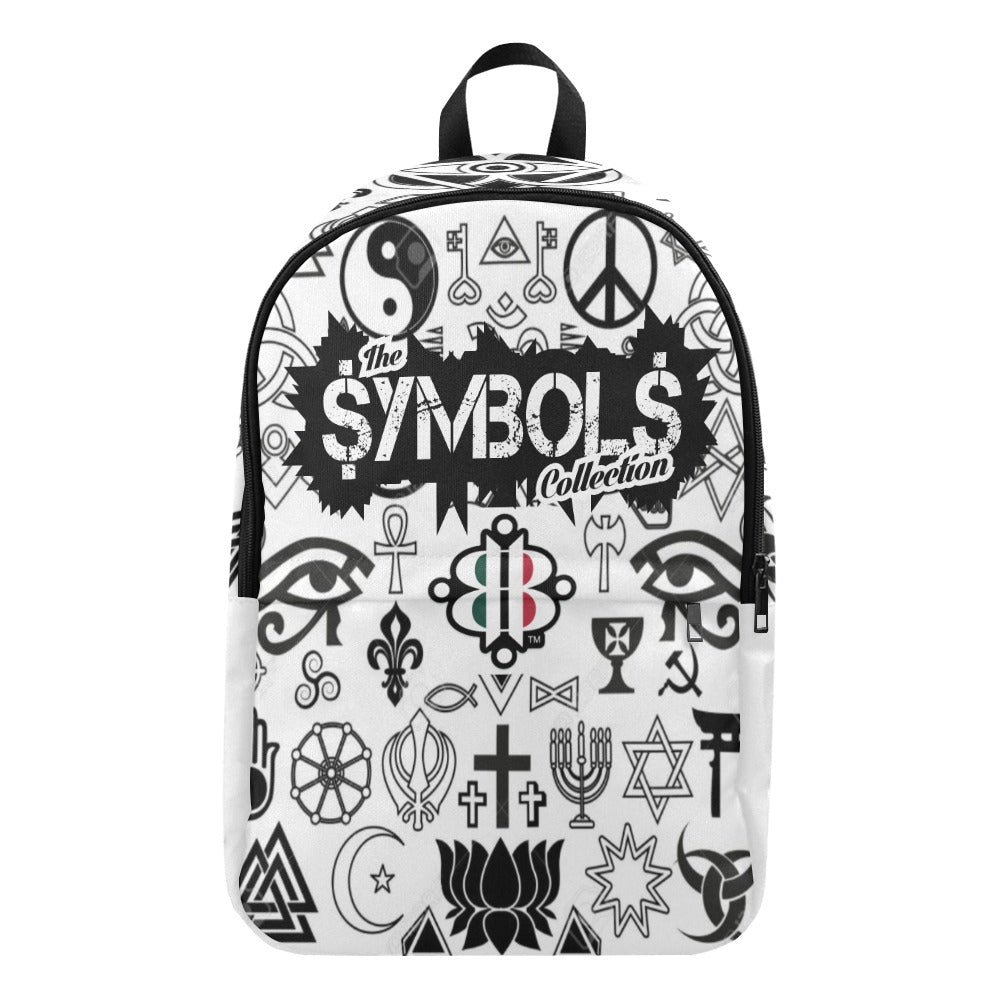 BOOJI ITALY "SYMBOLS COLLECTION" WHITE CASUAL BACKPACK