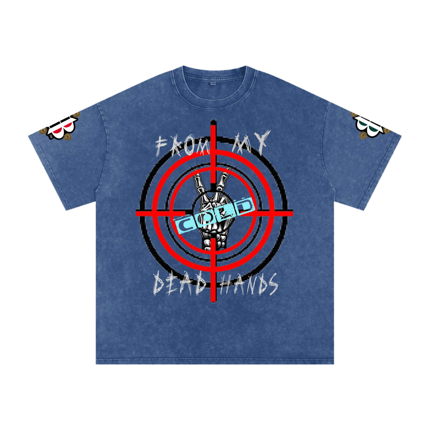 BOOJI ITALY "CLICK BANG COLLECTION" SNOW WASHED T-SHIRT