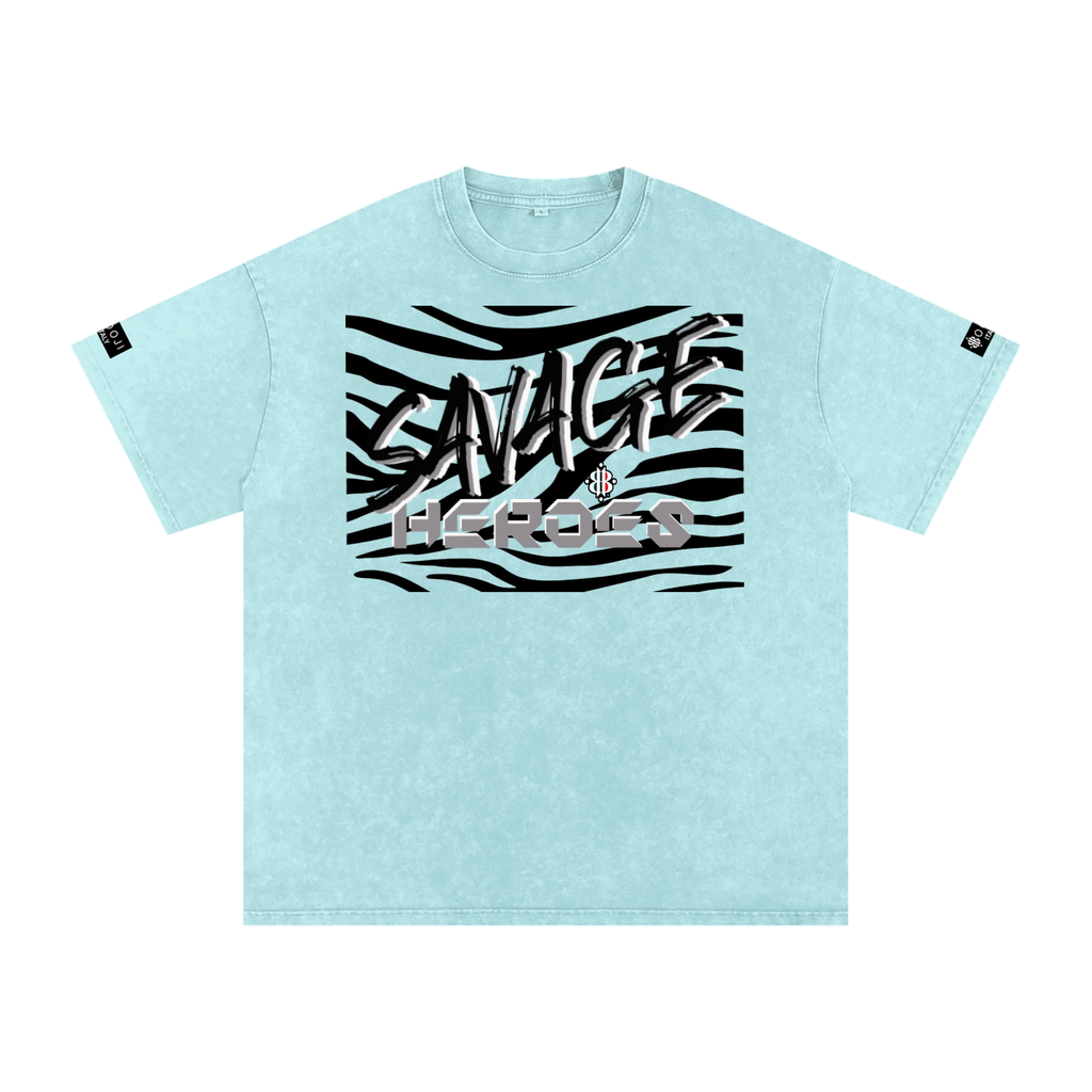BOOJI ITALY "SAVAGE HEROES" SNOW WASHED T-SHIRT