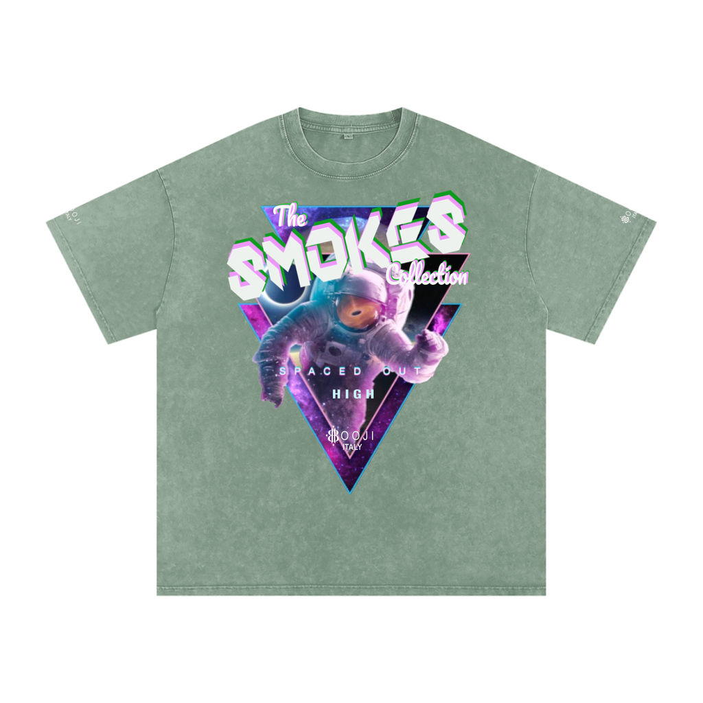BOOJI ITALY "SMOKES COLLECTION" SNOW WASHED T-SHIRT