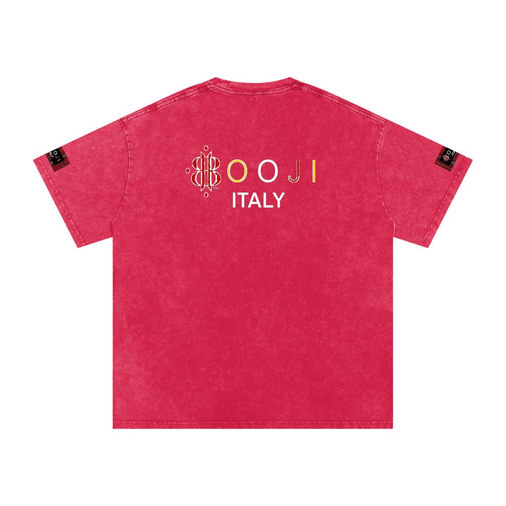 BOOJI ITALY ESCI'S COLLECTION SNOW WASHED T-SHIRT
