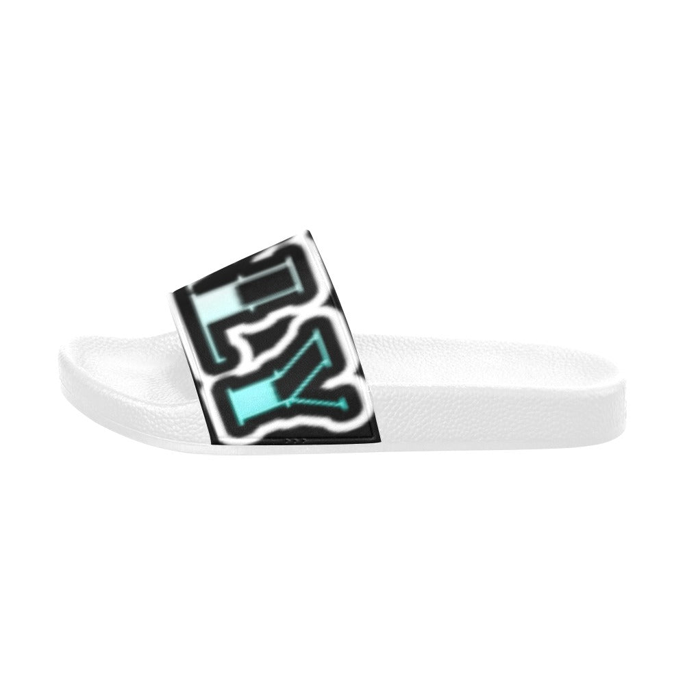 BOOJI INVERT TATTOO LOGO SLIDES Men's Slide Sandals(Model 057)