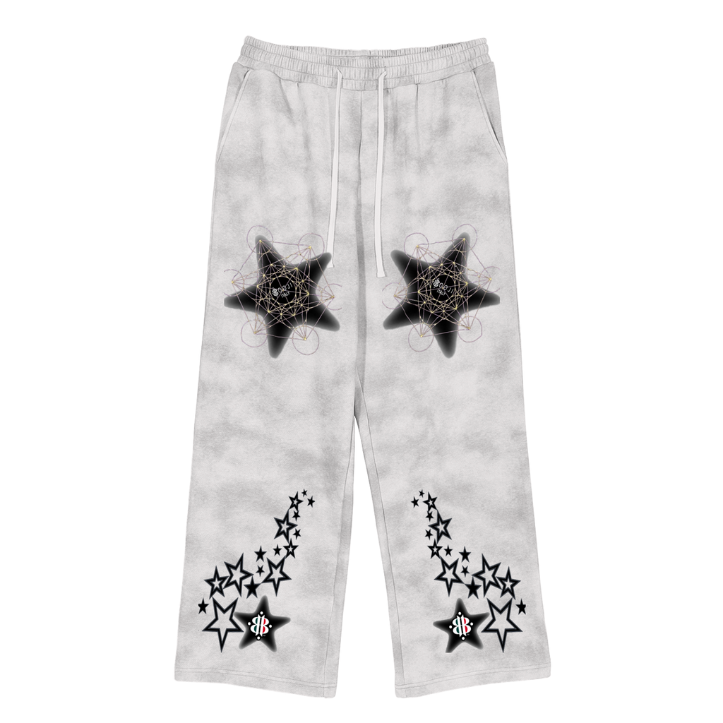 BOOJI ITALY 4 EVER $ LOGO STARS FLEECE SWEATPANTS