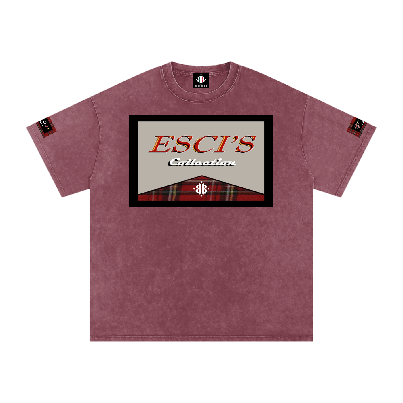 BOOJI ITALY ESCI'S COLLECTION SNOW WASHED T-SHIRT