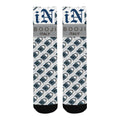 BOOJI ITALY LOCK IN MEN'S WHITE TUBE SOCKS