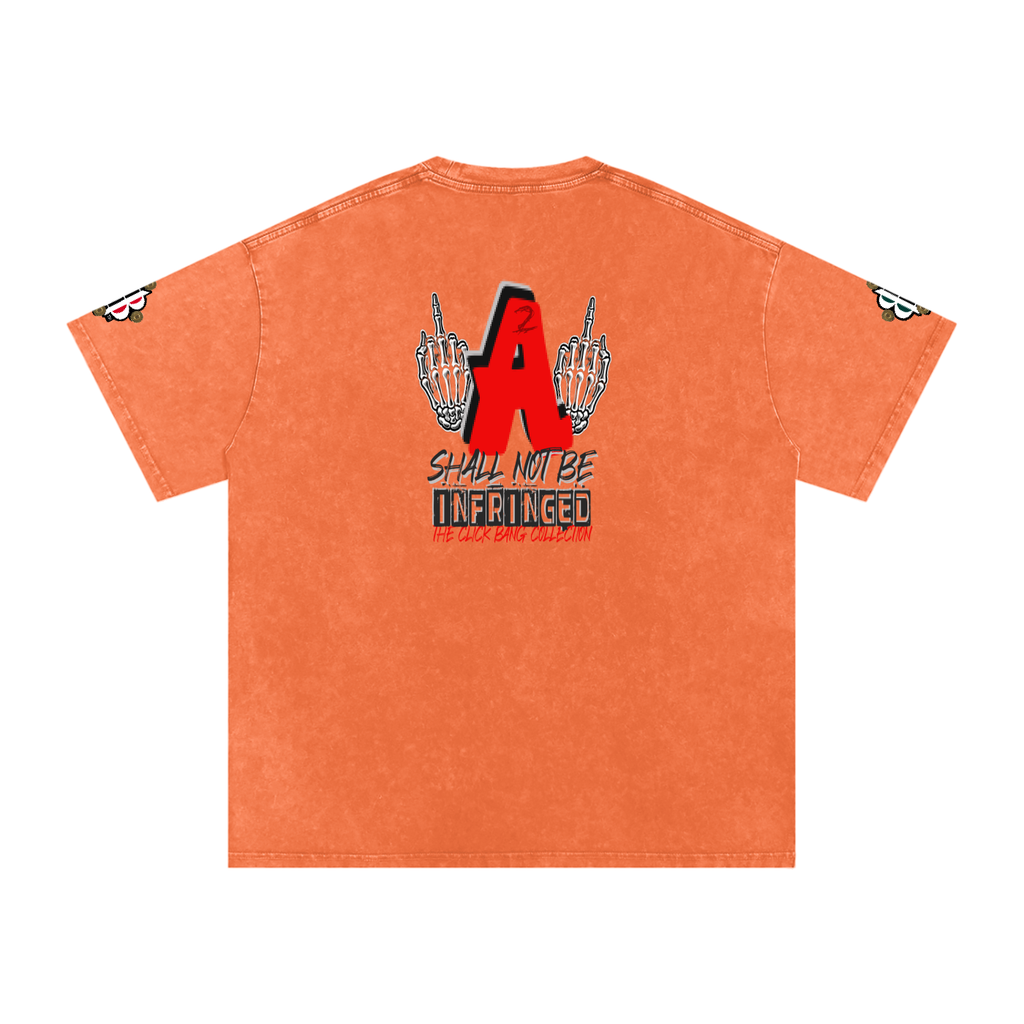BOOJI ITALY CLICK BANG COLLECTION MENS SNOW WASHED T-SHIRT
