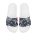 BOOJI ITALY SK8R'S COLLECTION RIP JAY MEN'S WHITE SOLE SLIDES