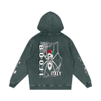 BOOJI ITALY MOLLYHOOD COLLECTION SNOW WASHED T-SHIRT