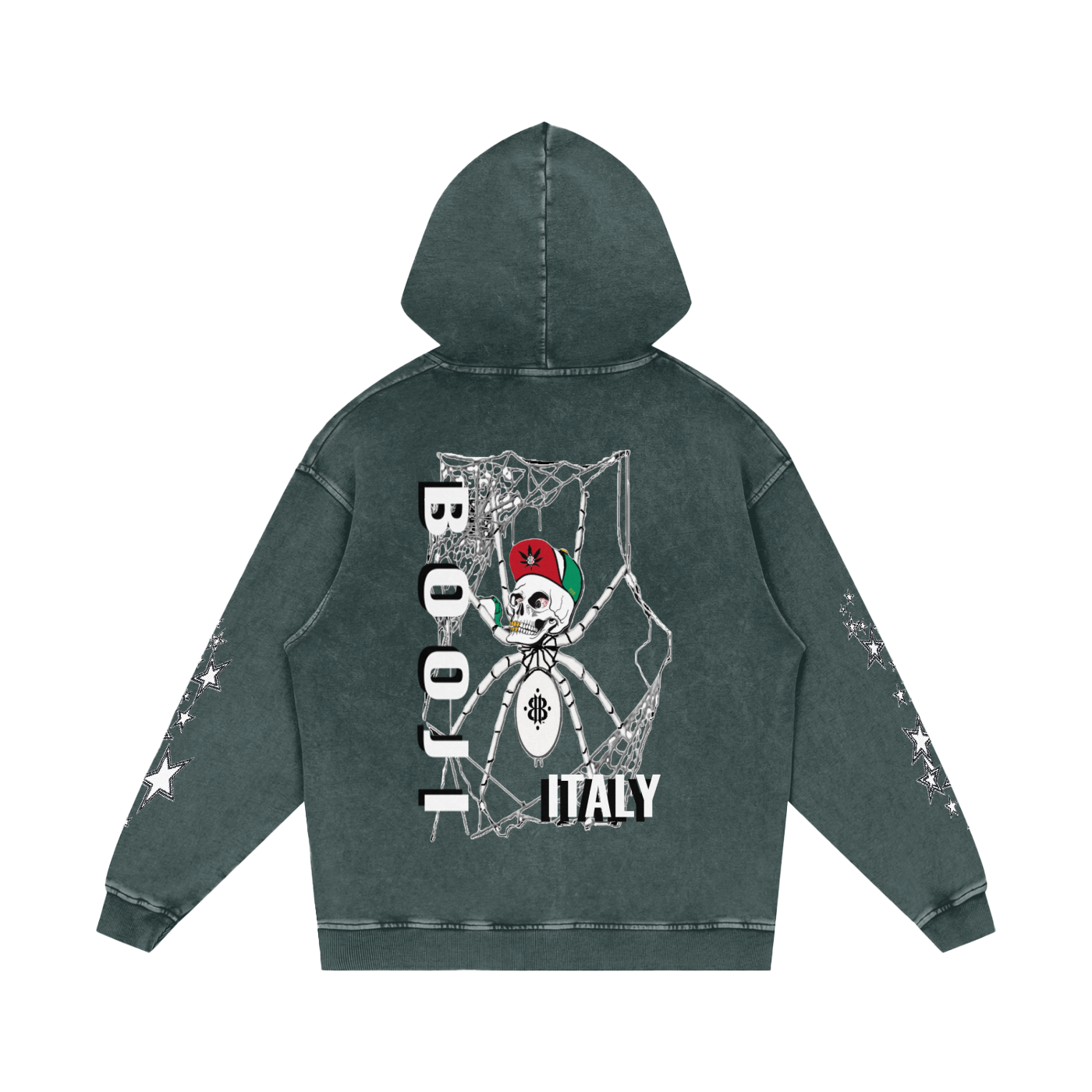 BOOJI ITALY MOLLYHOOD COLLECTION SNOW WASHED T-SHIRT