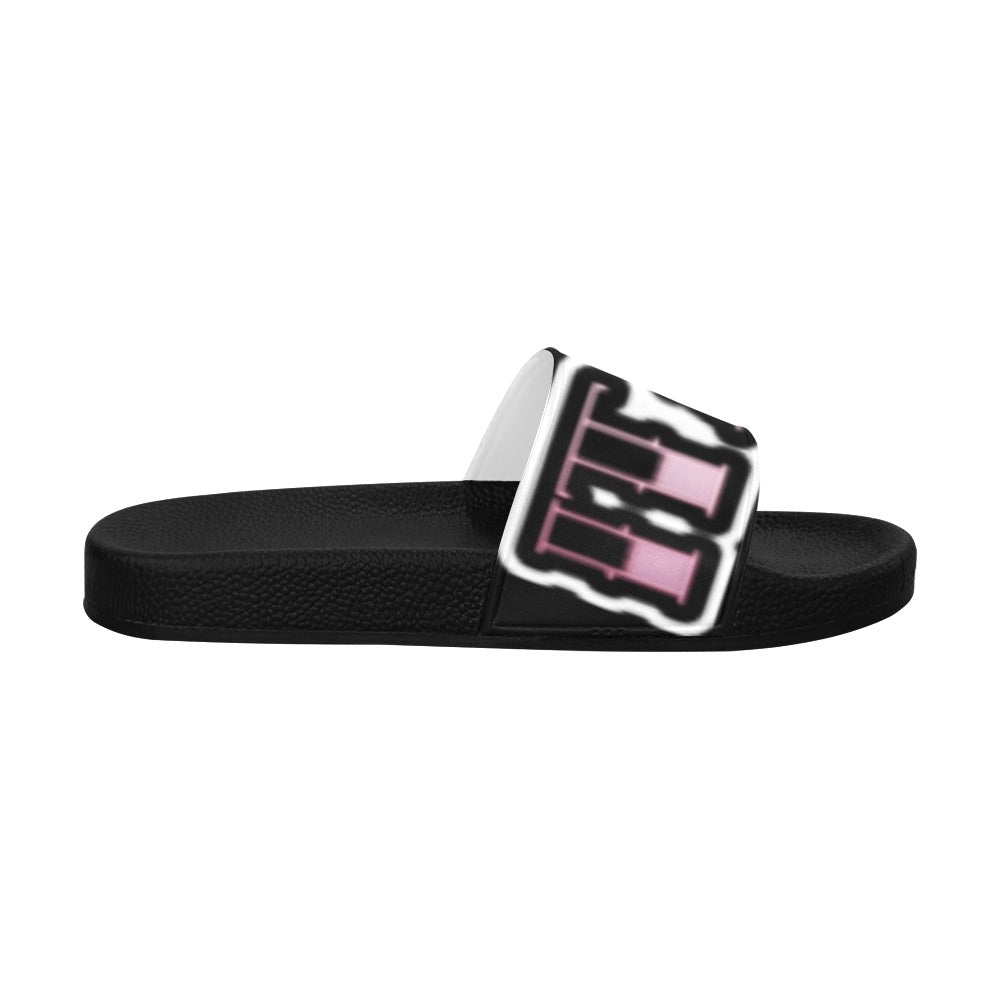 BOOJI INVERTS TATTOO LOGO SLIDES Women's Slide Sandals(Model 057)