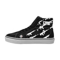 BOOJI ITALY "CLICK BANG COLLECTION" BLACK HI TOP SNEAKS
